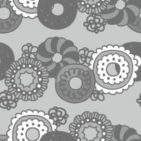 donut grayscale